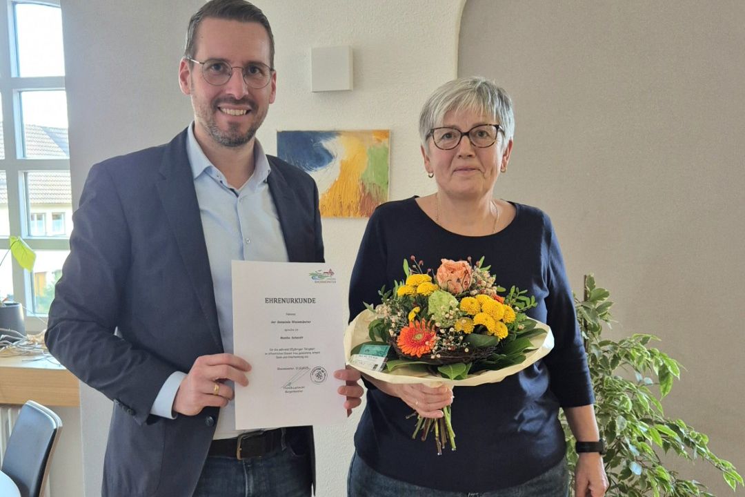 25-jähriges Dienstjubiläum von Monika Schmidt