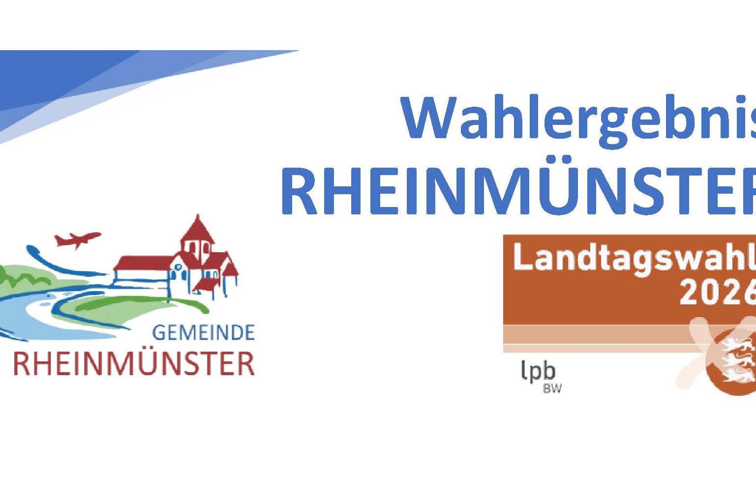 Landtagswahl Baden-Württemberg 2026 - Wahlergebnis Rheinmünster