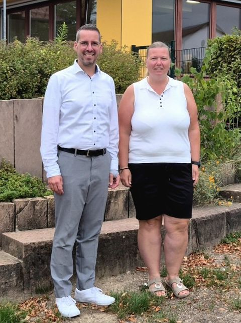 Bürgermeister Thomas Lachnicht mit Angela Neutag
